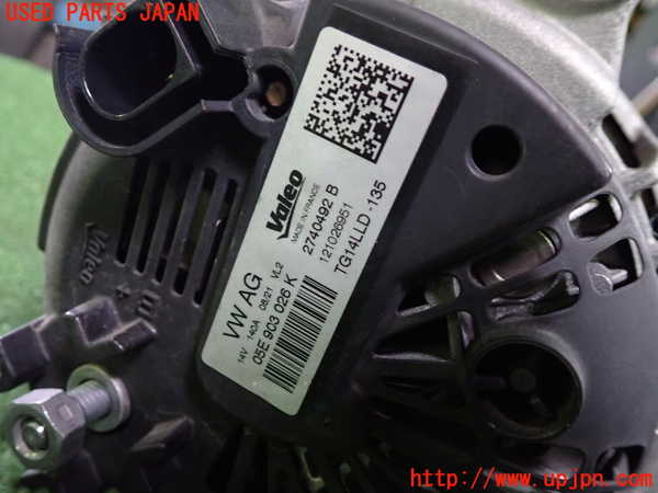1UPJ-9232486015]アウディ・Q3 スポーツバック(F3DPC)オルタネーター(ダイナモ) 中古_4