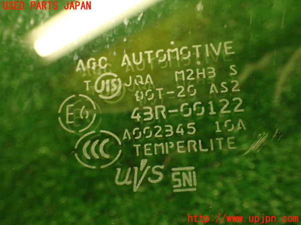 2UPJ-9232501200]８６(BRZ)(ZN6)右フロント三角窓ガラス 中古 AGC M2H3 43R-00122_3