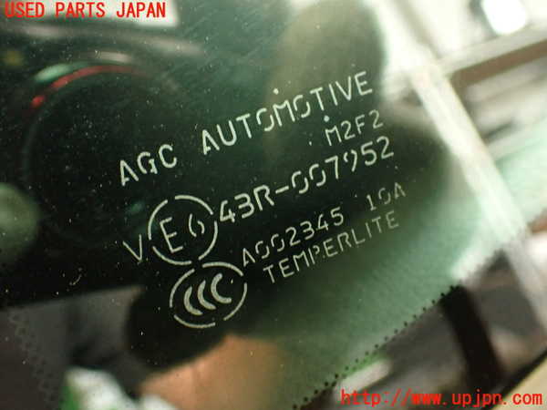 2UPJ-9232501382]８６(BRZ)(ZN6)左クォーターガラス 中古 AGC M2F2 43R-007952_4
