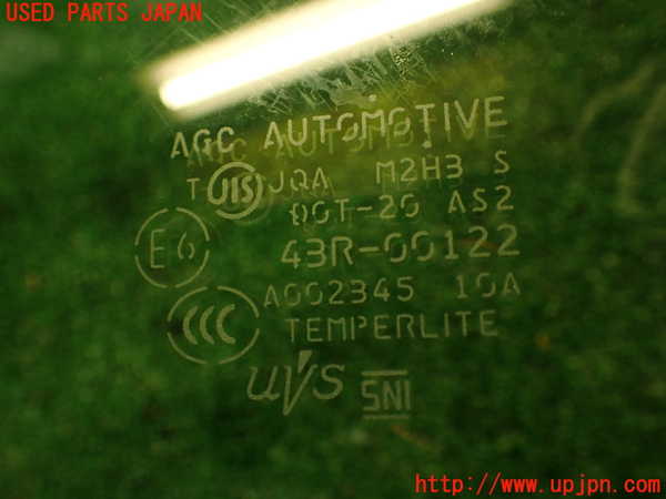 2UPJ-9232501202]８６(BRZ)(ZN6)左フロント三角窓ガラス 中古 AGC M2H3 43R-00122_3