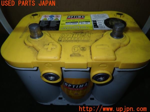 3UPJ=9232510554]ハマーH2(不明)OPTIMA BATTERIES オプティマ YELLOWTOP YT U-4.2 バッテリー 中古_4