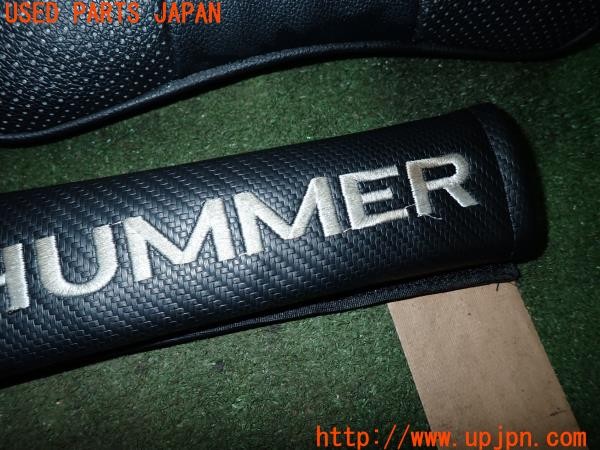 3UPJ=9232510650]ハマーH2(不明)社外 ヘッドレストパッド ネックピロー シートベルトパッド 中古_5