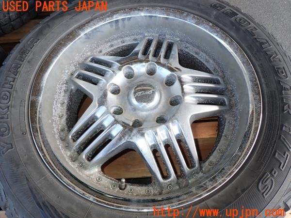 3UPJ=9232510921]ハマーH2(不明)Sporza Wheels ホイール 20×9.5JJ +10 PCD165.1 8穴 4本 中古_4