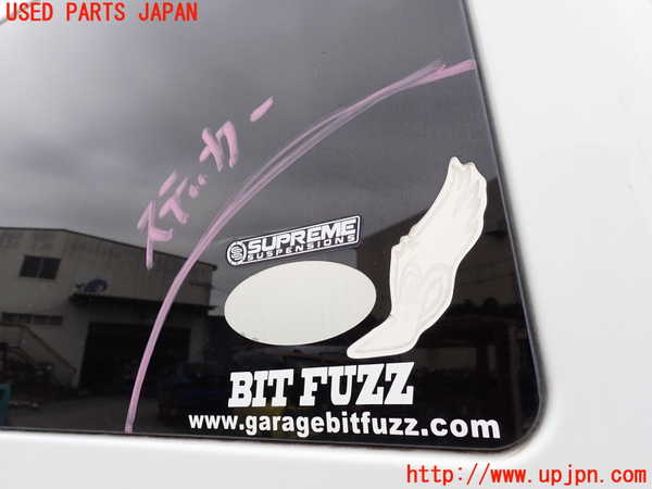 1UPJ-9232511382]ハマーH2(不明)左クォーターガラス M078 中古_2