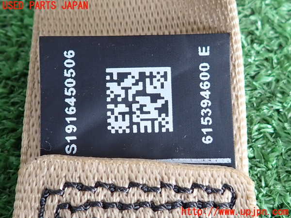 2UPJ-9232587075]BMW 535i(FR35)助手席シートベルト 中古_3