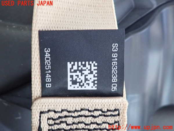 2UPJ-9232587155]BMW 535i(FR35)右2列目シートベルト 中古_4