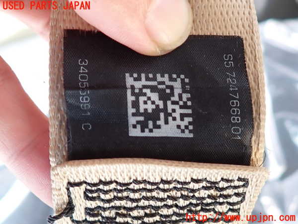 2UPJ-9232587135]BMW 535i(FR35)真中2列目シートベルト 中古_3