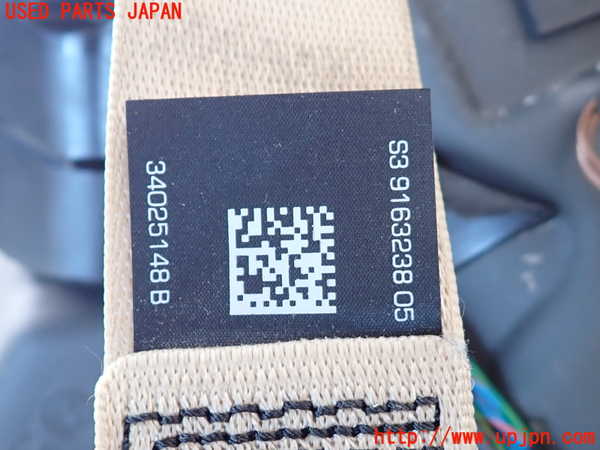 2UPJ-9232587185]BMW 535i(FR35)左2列目シートベルト 中古_3