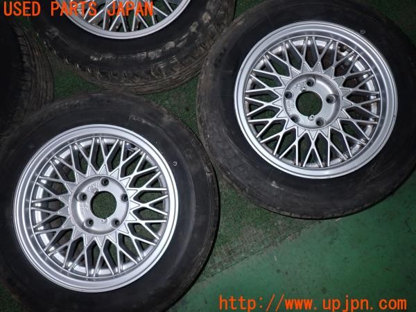 3UPJ=9232590916]BMW 520i(E28)TSW ホイール 15×7J +30? PCD120 5穴 4本 中古_2