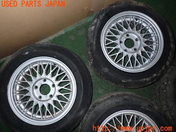3UPJ=9232590916]BMW 520i(E28)TSW ホイール 15×7J +30? PCD120 5穴 4本 中古_3
