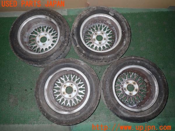 3UPJ=9232590916]BMW 520i(E28)TSW ホイール 15×7J +30? PCD120 5穴 4本 中古_5