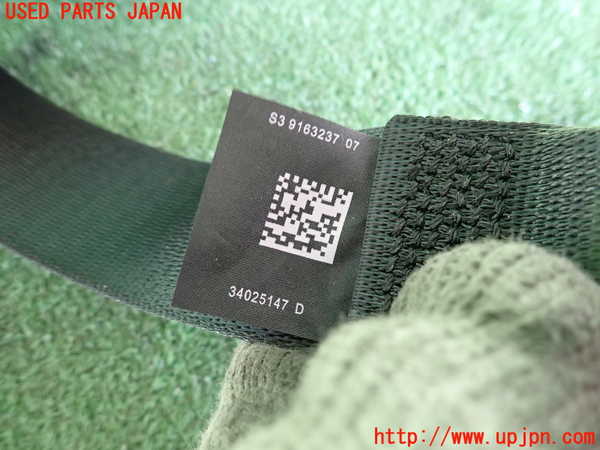 2UPJ-9232607155]BMW アクティブハイブリッド5(AH5)(FZ35)(F10)右2列目シートベルト 中古_2