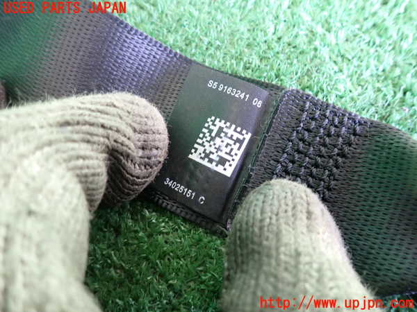 2UPJ-9232607135]BMW アクティブハイブリッド5(AH5)(FZ35)(F10)真中2列目シートベルト 中古_2