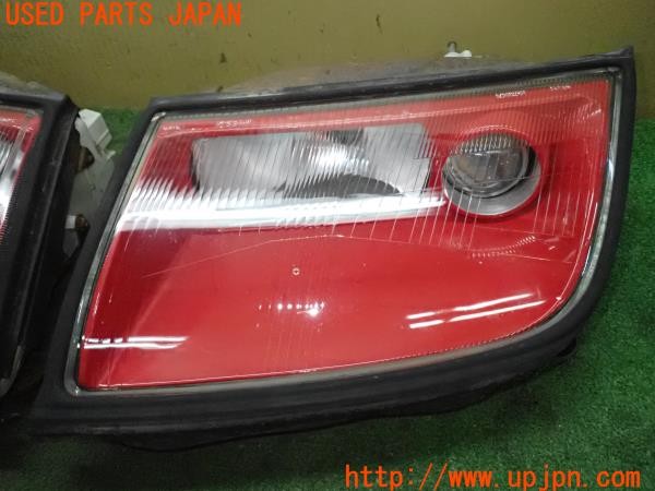 3UPJ=9232630561]フェアレディZ 300ZXツインターボ 2by2 Tバールーフ(GCZ32)前期 純正 ICHIKOH HXN18LT HXN18RT ヘッドライト 中古_3