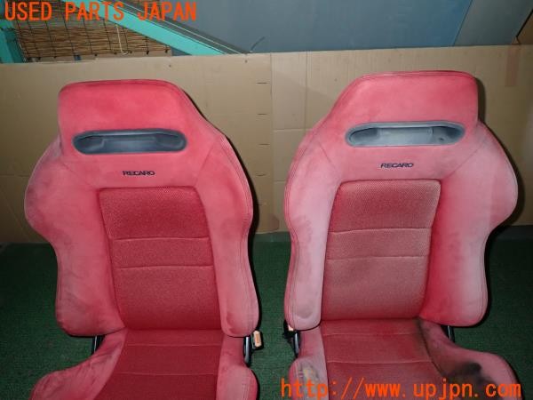 3UPJ=9232630609]フェアレディZ 300ZX 2by2(GCZ32)前期 RECARO SR KBA90349 シートセット セミバケット 運転席 助手席 レール付き 中古_2