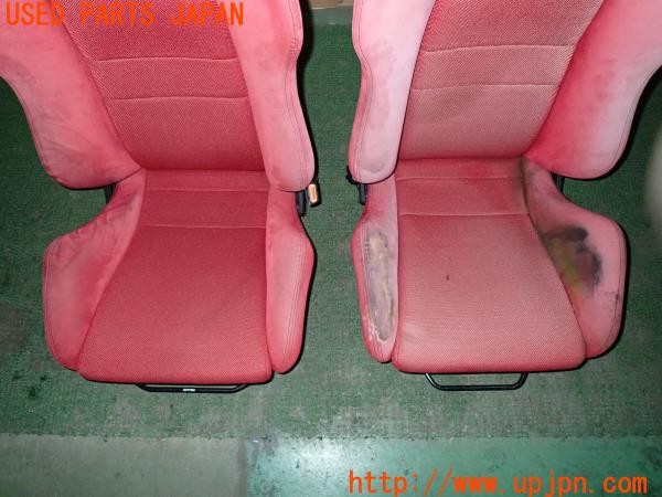 3UPJ=9232630609]フェアレディZ 300ZX 2by2(GCZ32)前期 RECARO SR KBA90349 シートセット セミバケット 運転席 助手席 レール付き 中古_3