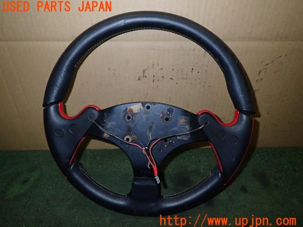 3UPJ=9232630617]フェアレディZ 300ZXツインターボ 2by2 Tバールーフ(GCZ32)前期 MOMO モモ F-1 CONCEPT ステアリング 350mm 中古_5