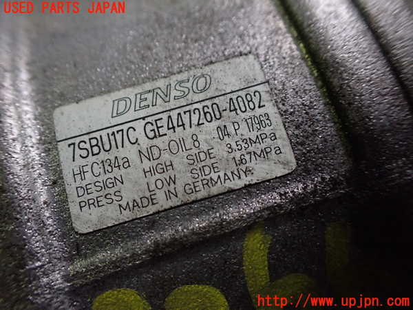 1UPJ-9232666025]BMW 640i クーペ(LW30C F13)エアコンコンプレッサー 中古_2