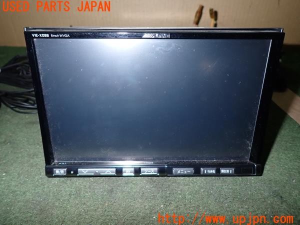3UPJ=9232670504]ヴェルファイア(GGH20W)ALPINE アルパイン VIE-X088 HDDナビ 2015年度版 中古_3