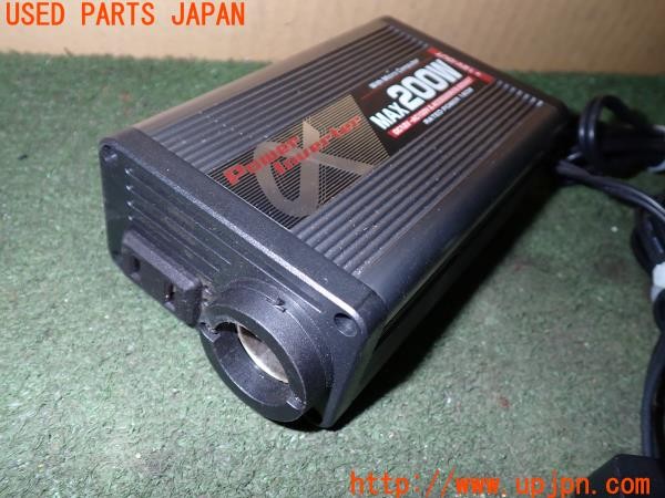 3UPJ=9232670579]ヴェルファイア(GGH20W)SEIWA セイワ α CITY ROAD Power Inverter インバーター DC12V→AC100V MAX200W 中古_3