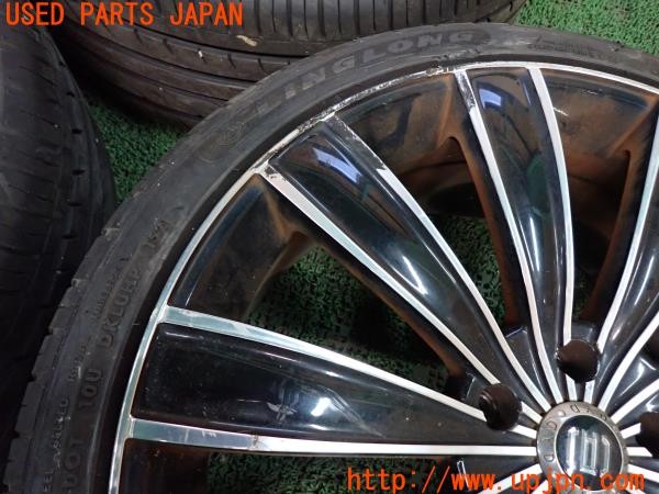 3UPJ=9232670921]ヴェルファイア(GGH20W)ギャルソン DAD グレイブ ホイール 20×8.5J +38 PCD114.3 5穴 4本 中古_4