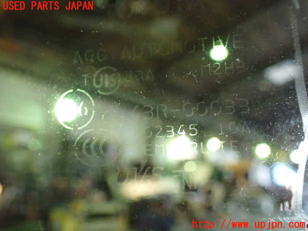 1UPJ-9232671200]ヴェルファイア(GGH20W)右フロント三角窓ガラス AGC M2H3 中古_2