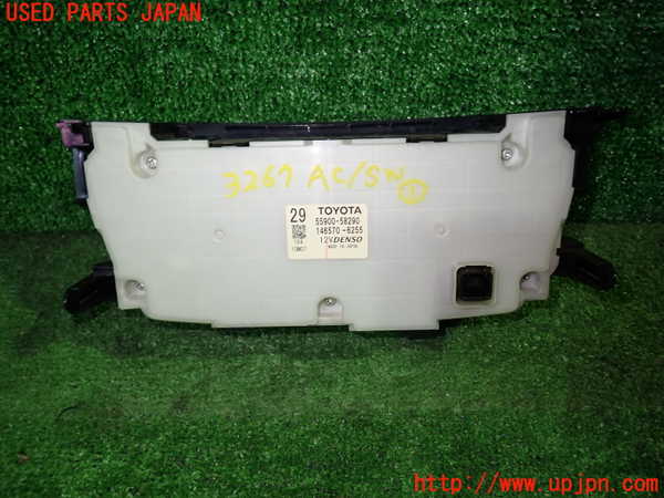 1UPJ-9232676066]ヴェルファイア(GGH20W)エアコンスイッチ1 中古_2