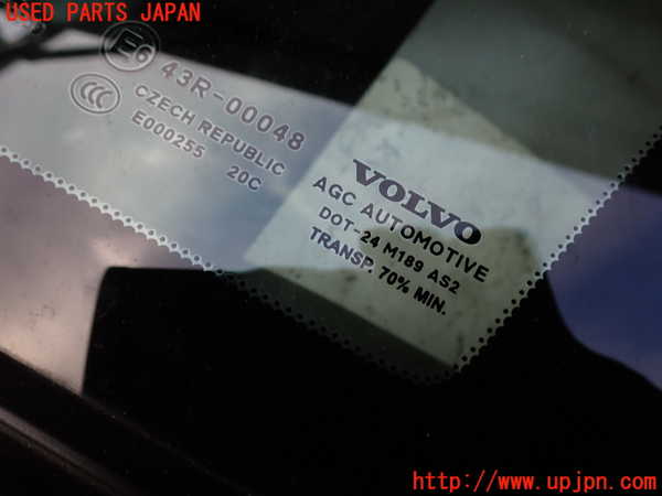 2UPJ-9232681380]ボルボ・V40(MB4154T)右クォーターガラス (43R-00048 M189) 中古_2