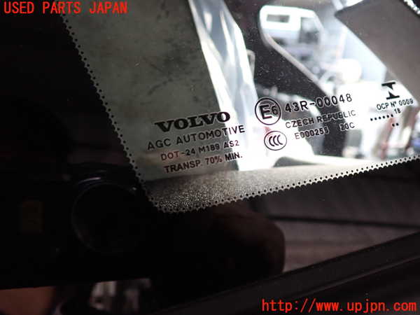2UPJ-9232681382]ボルボ・V40(MB4154T)左クォーターガラス (43R-00048 M189) 中古_2