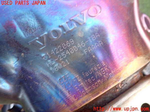 2UPJ-9232682661]ボルボ・V40(MB4154T)触媒1 中古_4
