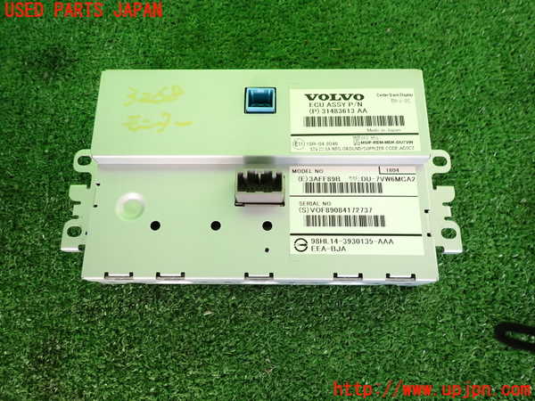 2UPJ-9232686629]ボルボ・V40(MB4154T)モニター 中古_2