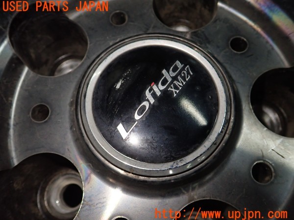 3UPJ=9232720961]ノアハイブリッド(ZWR90W)DUNLOP ダンロップ Lofida ロフィーダ XM27 ホイール 16×6.5J +38 PCD114.3 5穴 1本 中古_3