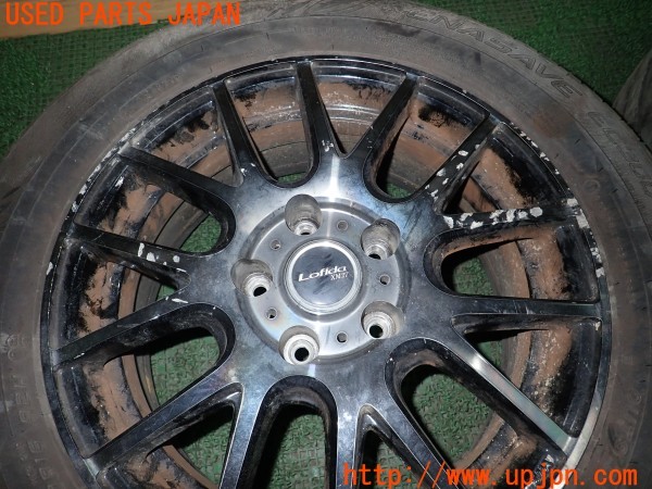 3UPJ=9232720962]ノアハイブリッド(ZWR90W)DUNLOP ダンロップ Lofida ロフィーダ XM27 タイヤホイール 16×6.5J +38 PCD114.3 5穴 2本 中古_2