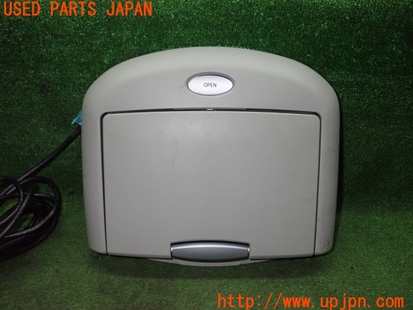 3UPJ=9232730559]ヴォクシー(AZR60G)純正 08545-00M50-B0 V9T-R57C 3TV24 フリップダウンモニター 中古_3