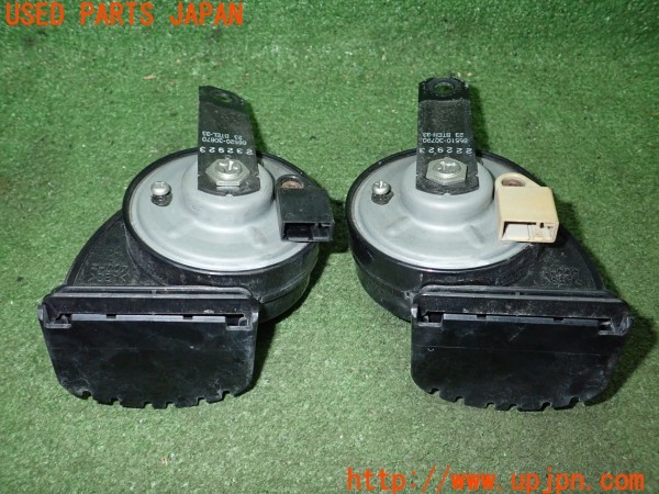 3UPJ=9232740563]レクサス GS350(GRL10)純正 MARUKO HORN マルコホーン MR-FH-04 MR-FL-04 ホーン 中古_3