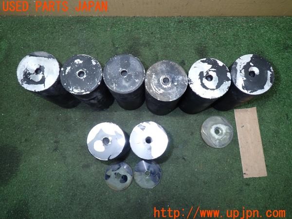 3UPJ=9232790417]ランクルプラド(KZJ71W)後期 社外 ボディリフトブロック スペーサー リフトアップ 高さ145mm 中古_2