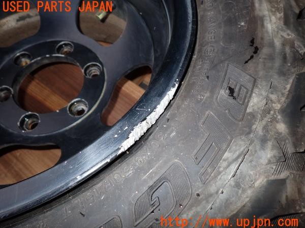 3UPJ=9232790903]ランクルプラド(KZJ71W)後期 ASAHI EF585 タイヤホイール 15×8.5JJ -34 PCD139.7 6穴 4本 中古_2