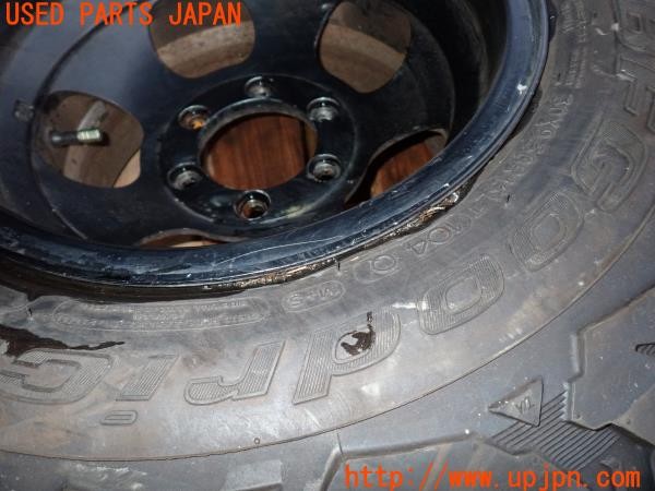 3UPJ=9232790903]ランクルプラド(KZJ71W)後期 ASAHI EF585 タイヤホイール 15×8.5JJ -34 PCD139.7 6穴 4本 中古_3