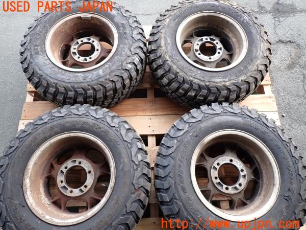 3UPJ=9232790903]ランクルプラド(KZJ71W)後期 ASAHI EF585 タイヤホイール 15×8.5JJ -34 PCD139.7 6穴 4本 中古_5