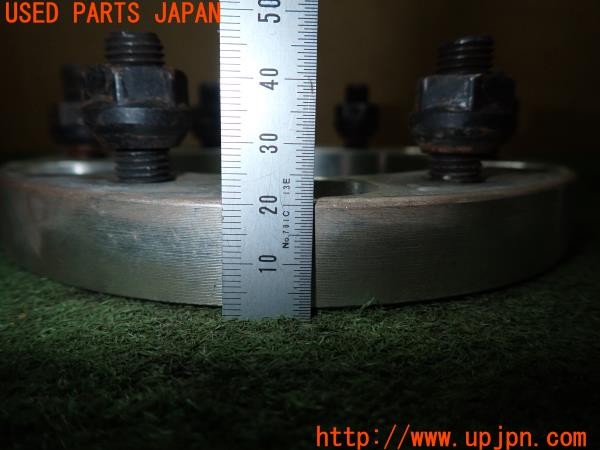 3UPJ=9232790971]ランクルプラド(KZJ71W)後期 社外 ワイドトレッドスペーサー① ワイトレ 20mm PCD139.7 6穴 ハブ径108mm 中古_3
