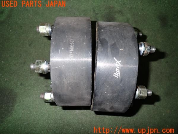 3UPJ=9232790972]ランクルプラド(KZJ71W)後期 Durax デュラックス ワイドトレッドスペーサー② ワイトレ 60mm PCD139.7 6穴 ハブ径108mm 中古_4