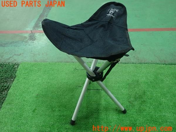 3UPJ=9232820001]ベンツ C180 ステーションワゴン(204249)純正 アウトドアチェアー 折りたたみ椅子 ノベルティ 中古_2