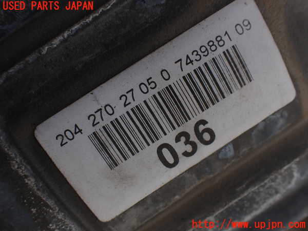 2UPJ-9232823010]ベンツ C180 ステーションワゴン(204249)(S204)ミッション AT 271 中古_4