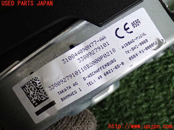 2UPJ-9232837865]BMW アクティブハイブリッド5 F10(AH5)(FZ35)運転席側エアバッグカバー 中古_3