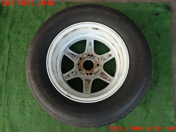 2UPJ-9232849027]クラウン 4ドア ハードトップ(GS131)社外タイヤ　ホイール　1本② 215/65R15 中古_4