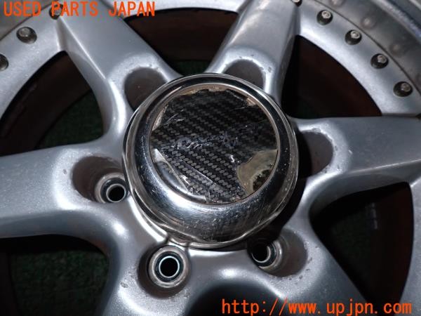 3UPJ=9232860904]ハイラックスサーフ(KZN185W)中期 4x4 engineering BRADLEY VR? タイヤホイール 16×8J? -3? PCD139.7 6穴 2本 中古_3