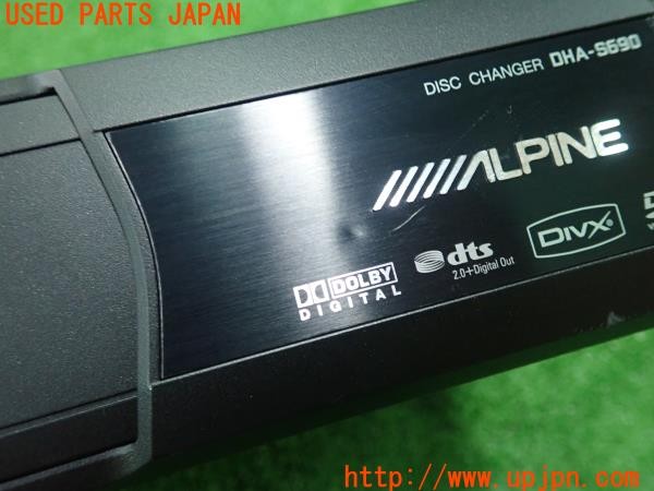 3UPJ=9232870501]マセラティ ギブリ(MG30A M157)ALPINE アルパイン DHA-S690 DVDチェンジャー 中古_3
