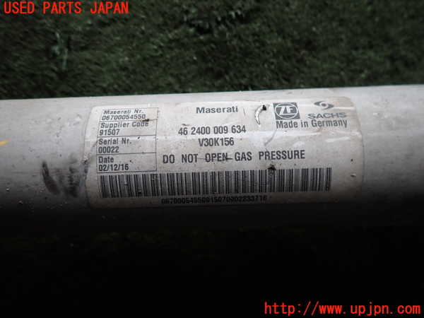 2UPJ-9232875015]マセラティ・ギブリ(MG30A)右フロントストラット 中古_2