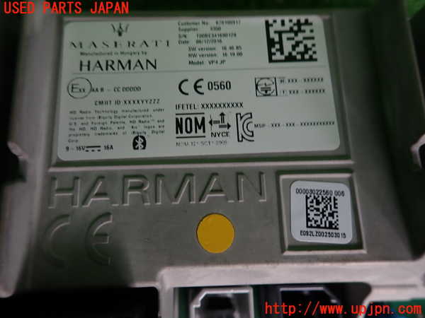 2UPJ-9232876589]マセラティ・ギブリ(MG30A)カーナビゲーション HDD 中古_3
