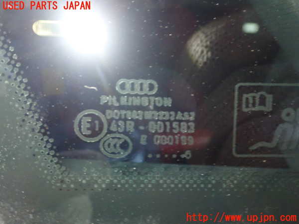 1UPJ-9232881382]アウディ・A1 スポーツバック(8XCHZ)左クォーターガラス 中古_2